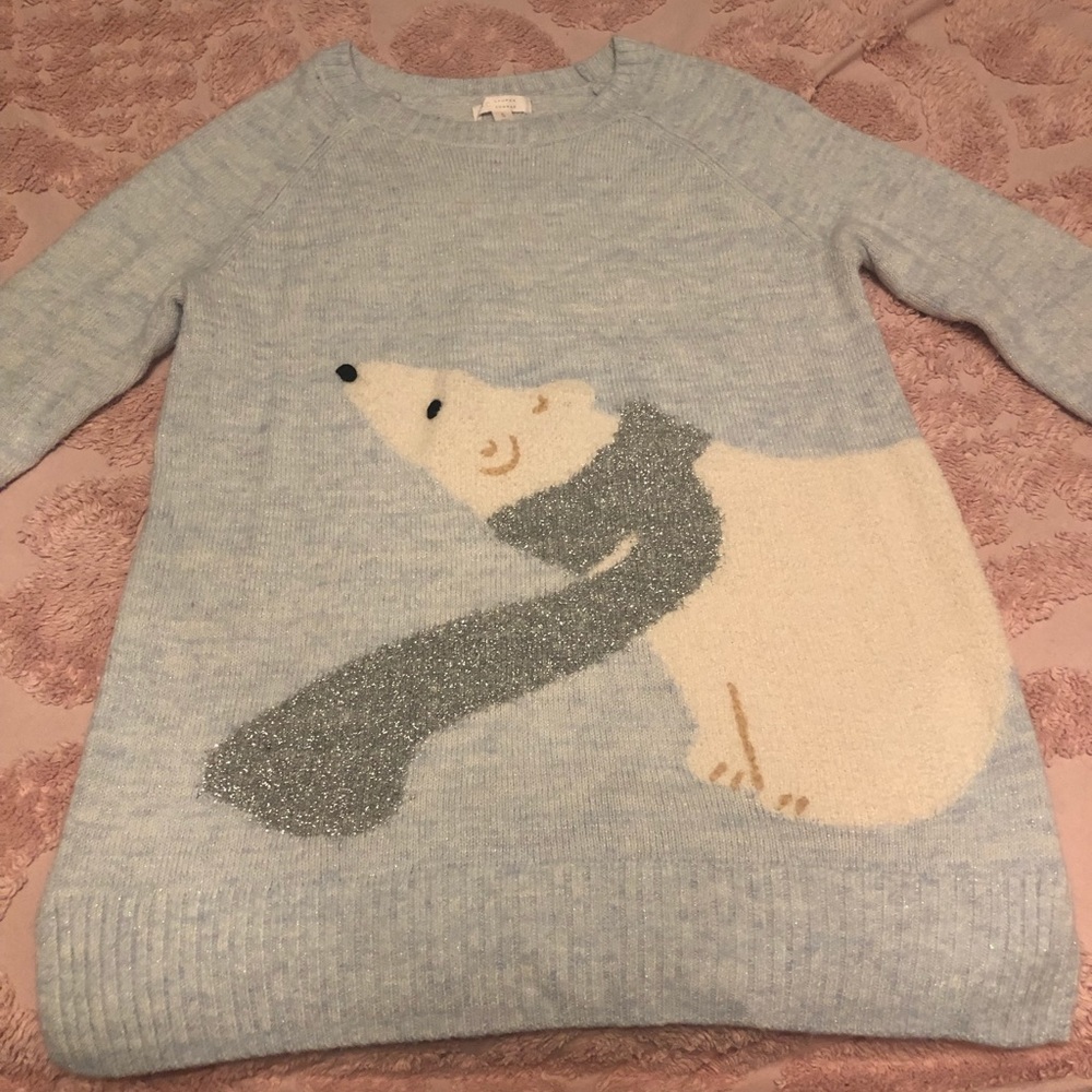 LC Lauren Conrad Polar Bear Sweater
